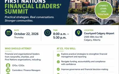 E3 Nonprofit & First Nations Financial Leaders’ Summit