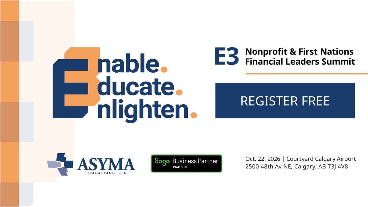 E3 Non Profit & First Nation Financial Leaders Summit