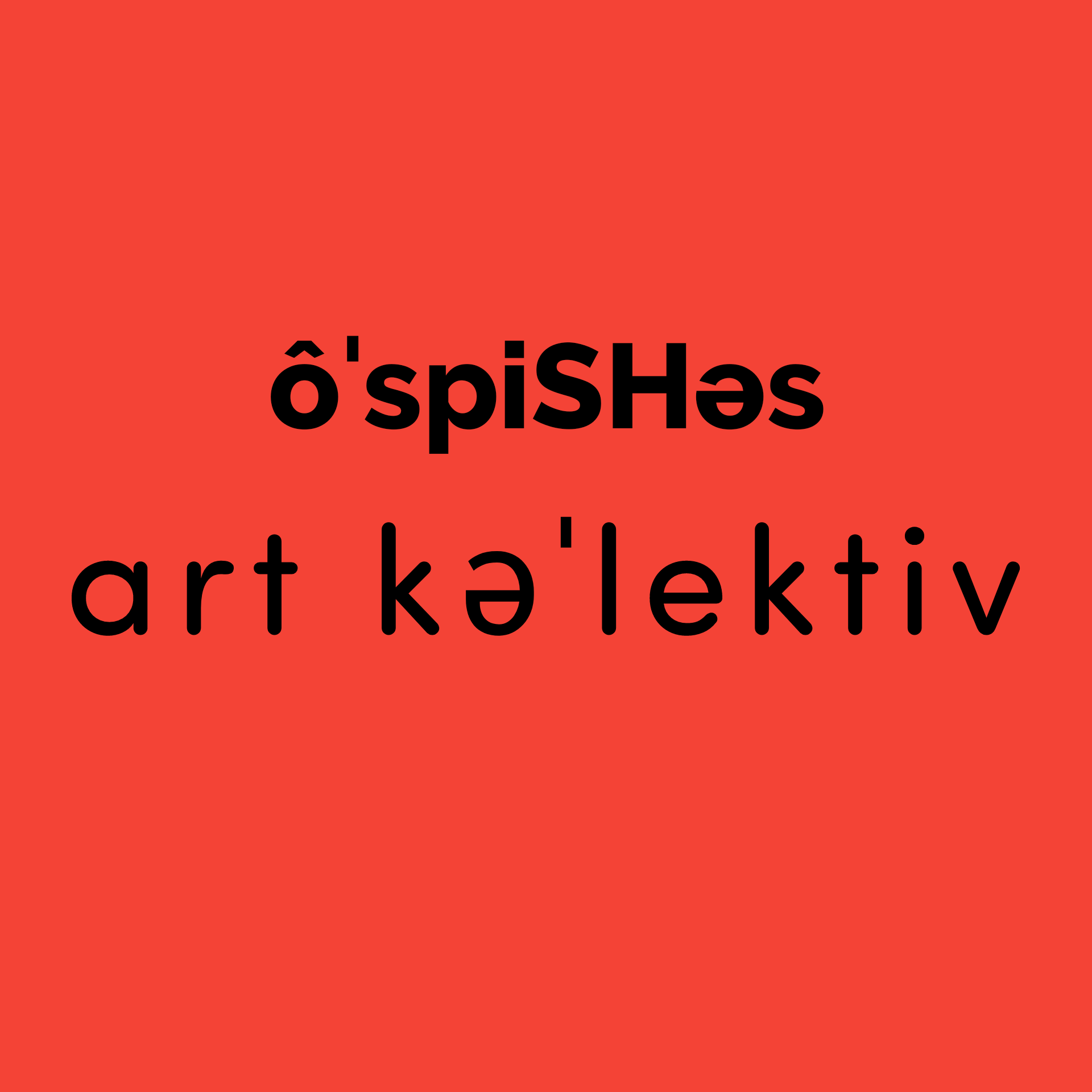 ôˈspiSHəs art kə’lektiv Logo